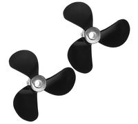 INOOMP Rc Boat Replacement Part Three Blade Propeller Black PC