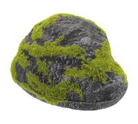INOOMP Realistic Artificial Moss Rock for Terrarium Landscaping Decor and Indoor Potted Displays Green Foam Fake Moss Stone with Natural Realism and Lasting Vibrancy Garden Accessory