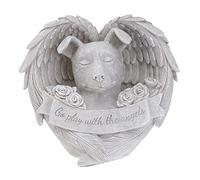 INOOMP Resin Pet Memorial Dog Statue for Garden Weather-resistant Commemorative Decor for Outdoor Spaces Tribute for Dog Loss