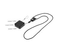 INOOMP Retractable Parrot Leash Bird Training Rope Foot Ring for Parakeet Cockatiel Outdoor Fly Training Supply Black