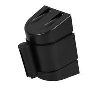 INOOMP Retractable Wall Mount Barrier Belt Head with 2m Black Plastic Casing, Safety Barricade Rope for Crowd Control and Queue Isolation in Industrial and Public Areas