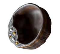 INOOMP Retro Style Tea Cup Pottery Teaware Pottery Tea Cup Vintage Chinese Style Creative Solid Bottom Fine Grinding Process