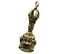 INOOMP Retro Vintage Brass Bell Charm Pendant for Necklace and Hanging Decor, Sturdy Craft Bell with Practicality and Not Easily Broken Features, for DIY Jewelry and Decorative Use