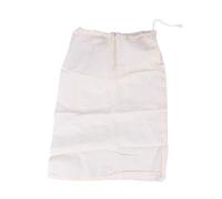 INOOMP Reusable Cotton Drawstring Filter Bag Natural Food Grade Strainer for Tea Nut Milk Herbal Fruit Juice Easy Clean Multipurpose Filter for Brewing and Cooking