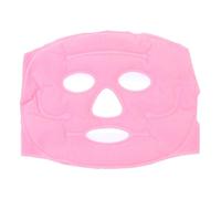 INOOMP Reusable Pink Ice Facial Mask with Hot Cold Therapy and Full Face Coverage, Pvc Flocking Material for Instant Skin Relief and Beauty Care