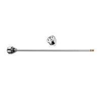 INOOMP Rhinestone Tie Pin Collar Bar Mens Silver Copper Lightweight Design Business Accessories for Formal Occasions