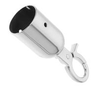 INOOMP Rope End Cap Crowd Control Accessory with Hook Heavy Duty Stainless Steel, Wear-resistant Easy Installation and Secure Fit for Post Ropes Suitable for Museums and Exhibitions