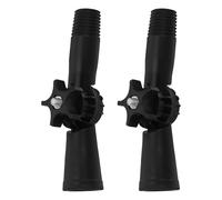 INOOMP Rotatable Connector Joint 2Pcs for Extension Pole Angle Adapter, Tough Plastic Material, Suitable for Dusting and Window Cleaning, Compatible with 1.8Cm Diameter Wood or Metal