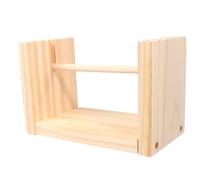 INOOMP Rotate Wool Bobbin Tool Embroidery Beaded Thread Tool Stand Wooden Comfortable Hand Feelings Serviceable for Amateurs and Professional Artisans Crochet and Sewing Storage