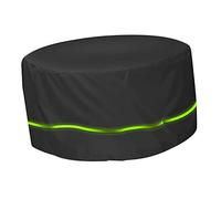 INOOMP Round Garden Table Cover Waterproof 250D Oxford Cloth Outdoor Patio Protection Cover Foldable Storage Rain Shelter