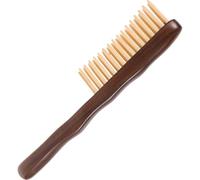 INOOMP Sandalwood Wooden Comb Sturdy Hairdressing Accessory with Double-row Teeth for Detangling and Scalp that Stimulates Blood Circulation and Won't Scratch Scalp for Women and Girls