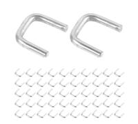 INOOMP Sausage Clips and Aluminum 4000pcs U-shaped for Resistant to Bending and Secure Sealing without Power Supply Manual Sausage Clipper Machine for Casings Markets