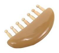 INOOMP Scalp Massage Comb for Women 7-Teeth Horn-Shaped Scalp Massager Comb with Rounded Tips for Relaxation and Improved Circulation