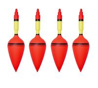 INOOMP Sea Fishing Float Oval Shape Plastic Buoy 4Pcs Large Belly Bobber Accessories for Saltwater Anglers Surface Fishing Tackle