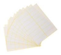 INOOMP Self Adhesive Price Tag Stickers for Pricing Items a Store and Organizing Your Home 240 White 15 Sheets with 16 Labels Per Sheet 25x76mm Easy Peel Blank Labels