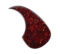 INOOMP Self-adhesive Pvc Acoustic Guitar Pickguard with Thick Tortoise Shell Pattern, Protective Scratch Plate and Decorative Effect for Electric and Acoustic Guitars