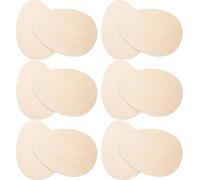 INOOMP Shape Easter 12pcs Cutouts Projects Art Wood for Wooden Slices Crafted from Synthetic Material, for Spring Holiday Decorations and Crafts