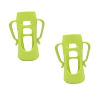 INOOMP Silicone Milk Bottle Sleeve 2 Pack Heat Resistant Protective Cover for Infant Feeding Bottles 8oz Foldable Anti-Scald Design for Home and Outdoor Use