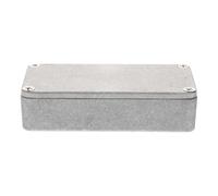 INOOMP Silver Aluminium Guitar Pedal Enclosure Replacement Stomp Box Case Sturdy Practical Effect Box for Electric Guitar Accessories