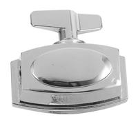 INOOMP Silver Plated Iron Floor Tom Leg Clamp Drum Mount Bracket Strong Durability and Design Iron Base Stand for Drum Set Hardware Accessory
