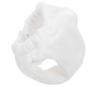 INOOMP Small Animal Diaper Hamster Absorbent Diaper Breathable Good Absorbency Polyester Suitable for 10-16cm Waistline Pets Potty Training Daily Care Routines White