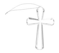 INOOMP Small Delicate Cross Christmas Ornament Elegant Wall Decor for Beautiful Religious Adornment for Bedroom and Festive Decorations