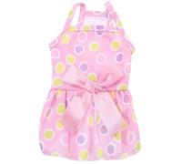 INOOMP Small Dog Princess Dress Comfortable Cloth Pet Skirt with Elegant Polka Dot Design for Party and Photo Taking, Practical Puppy Clothes for Small Dogs