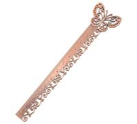 INOOMP Small Metal Ruler Sewing Ruler for Sewing Enthusiasts Alloy Hollow Creative Design Use Not Easily Broken Or Deformed for Studying and Engineering