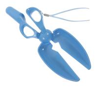 INOOMP Small Pet Poop Scooper Clip Scissors and Tongs Dog Poop Pickup Tool Cat Paw Cleaner Pet Stool Pickup for Home Park Use