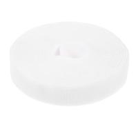 INOOMP Soccer Net Fastener Organizing Hook Loop Strip DIY Hook Loop Tape White Nylon with Good Adhesion Sturdy for Office and House Use