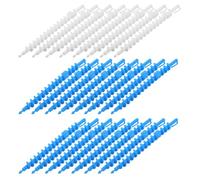 INOOMP Spiral Curlers Easy Styling Solution and Hairdressing Salon for Home 72pcs Heatless Curling Rods 14mm Plastic Perm Rollers with Precise Spiral Design for Women
