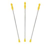INOOMP Sprayer Wand, Adjustable Sprayer Wand, 3PCS 17.7" Stainless Steel and Plastic Retractable Spray Pole Extension for Pump Sprayer and Knapsack Sprayer, Yard Applications, Extended