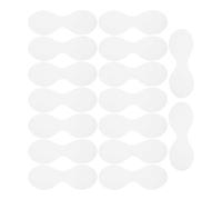 INOOMP Spunlace Nonwoven Eye Paper Masks 200pcs Ultra-thin for Skin Care Eye Mask Paper White Double-linked Hydrating and Beautifying for Birthday and Christmas Gift