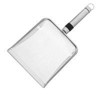 INOOMP Stainless Steel Cat Litter Scoop Metal Litter Scooper Non-stick Surface for Sifting Cleaning and Everyday Use