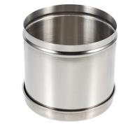 INOOMP Stainless Steel Dressing Jar with Good Sealing Performance for Professional Salon Use and Clinics, Multipurpose Storage Container for Dressings and Small Items, Sturdy Silver Gauze