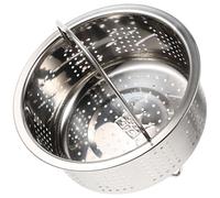 INOOMP Stainless Steel Dumpling Steamer Basket with Uniform Heating and Easy to Store Design, round Shape for Steaming Vegetables and Sweet Potatoes in Kitchen Use