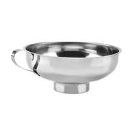 INOOMP Stainless Steel Kitchen Funnel and Jam with Removable Strainer and Powders and Hanging Loop, Dishwasher Safe Metal Funnel for Transferring Liquids in Home Cooking