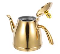 INOOMP Stainless Steel Long Spout Teapot Heat Resistant Ergonomic Handle