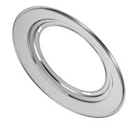 INOOMP Stainless Steel Steamer Ring Adapter 27.5cm Outer Diameter, Dim Sum Steamer Rack with 16.5cm Inner Diameter, Metal Vegetable Steaming Pot Ring for Dumplings and Meat Cooking