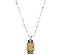INOOMP Stainless Steel Urn Necklace for Ashes with No Fading Feature, Cremation Keepsake Pendant for Men and Women, Memorial Jewelry Suitable for Everyday Wear