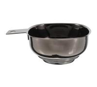 INOOMP Stainless Steel Wide Mouth Funnel for Jars and Bottles with Ergonomic Handle Black Large Diameter for Oil and Jam Filling