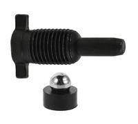 INOOMP Steel Ball Air Release Screw Return Valve for Hydraulic Jack Parts Vertical Pump Plug with Seal Small Screw Adapter for Floor and Car Jack Lift Stable Metal Construction for Heavy