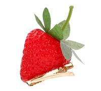 INOOMP Strawberry Hair Clip Barrette for Realistic Fruit Hair Accessory with 3d Strawberry Design Suitable for Daily Styling and Party