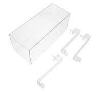 INOOMP Suspended Fish Elevator Aquarium Tank for Desktop and Window Sills 10.6x4.5x4.5 Inch Acrylic with Auto Water Refill System for Betta Fish and Aquatic Pets