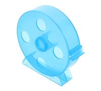 INOOMP Syringe Label Dispenser Plastic Box Secure Lid and Multi-compartment Design for Organizing Medication Labels and Preventing Accidental Loss on Healthcare Countertop or Mobile