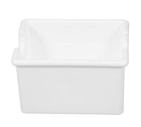 INOOMP Tea Bag Storage Box White Tea Bag Holder Sugar Packet Container Coffee Station Organizer Candy Storage Case for Kitchen and Office Countertop