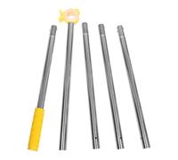 INOOMP Telescopic Window Opener Rod Curtain Pull Wand Lightweight Metal and Plastic with Duckling Head Shape Adjustable Pole for High Windows and Blinds for Bedrooms and Loft Hatch