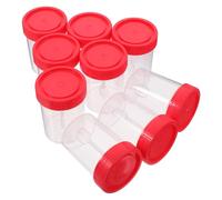 INOOMP Test Cup 50 Pack 40Ml Screw Cap Specimen Containers for Stool and Cytology Sample Preparation Random Color