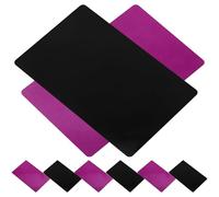 INOOMP Thin Aluminum Metal Business Cards 8Pcs Sublimation Blanks for Custom Name Tags and Workplace Use