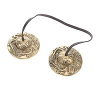INOOMP Tingsha Cymbals Authentic Nepalese Meditation Bells for Yoga Mindfulness Healing Beautifully Polished Sound Effortless Use Aesthetic Design